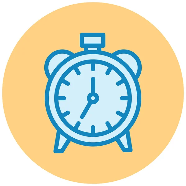 Reloj Icono Web Ilustración Simple — Vector de stock