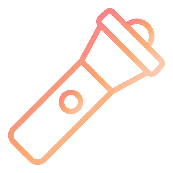 Taschenlampe Web Symbol Einfache Illustration — Stockvektor
