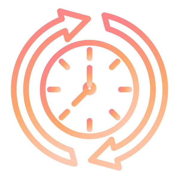 Hours Modern Icon Vector Illustration — Wektor stockowy