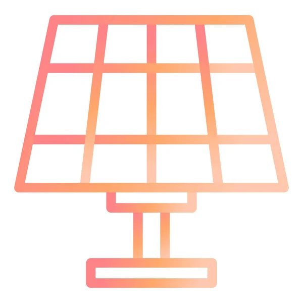 ソーラーパネル現代のアイコンベクトル図 — ストックベクタ
