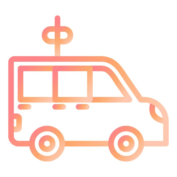 Coche Juguete Icono Web Ilustración Simple — Vector de stock