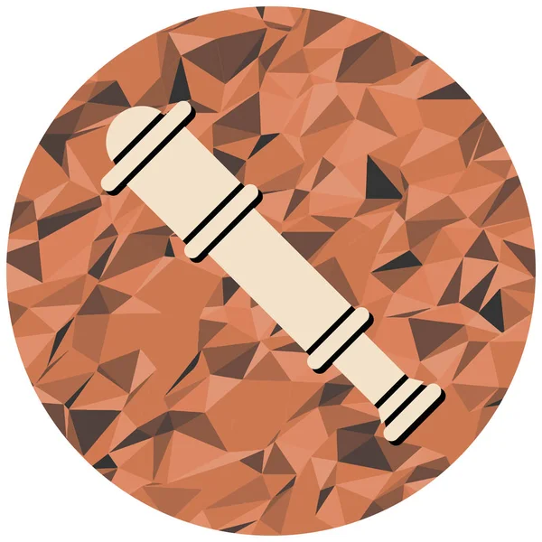 Modern ve soyut simgenin vektör çizimi