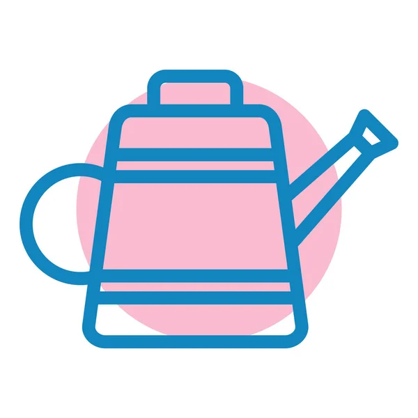 Watering Can Icon Vector Thin Line Sign Isolated Contour Symbol — Archivo Imágenes Vectoriales