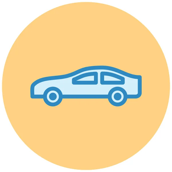 Car Web Icon Simple Illustration — Stock Vector