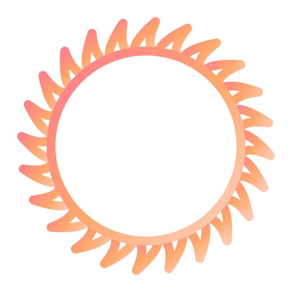 Красивая Векторная Иллюстрация Иконок Солнца — стоковый вектор