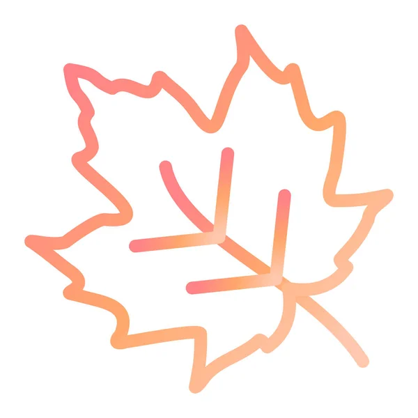 Leaf Web Icon Vector Illustration — Stock Vector