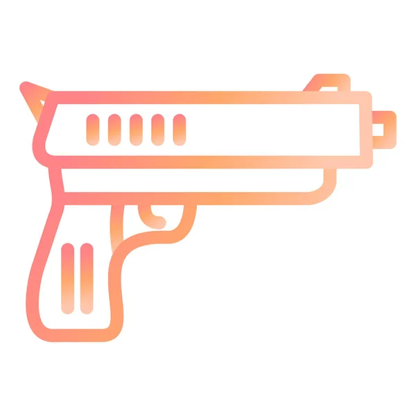 Gun Modern Icon Vector Illustration — Wektor stockowy