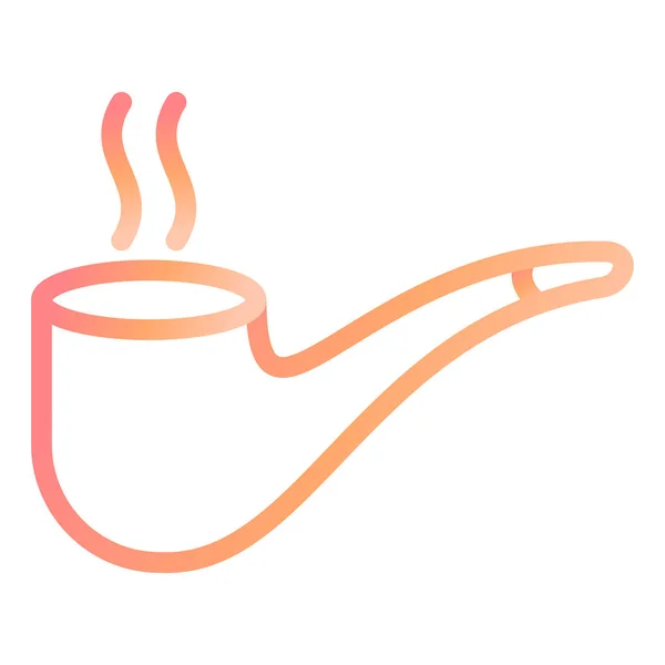 喫煙パイプ現代的なアイコンのベクトル図 — ストックベクタ