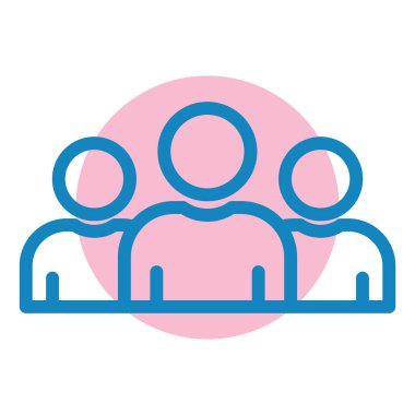 insanlar renk çizgisi simgesini yönetir