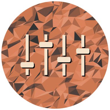 ekolayzır simgesi, vektör illüstrasyonu basit tasarım