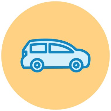 - Araba. Web simgesi basit illüstrasyon