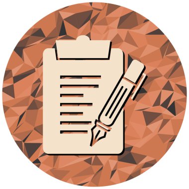 Liste simgesinin vektör illüstrasyonu