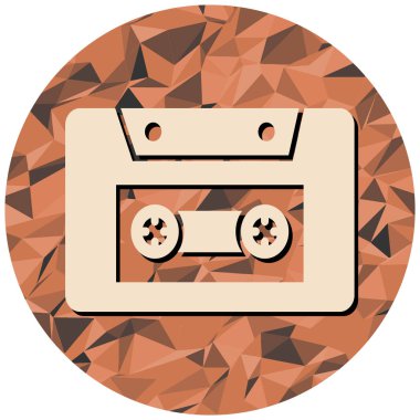 Retro kaset vektör illüstrasyonuName