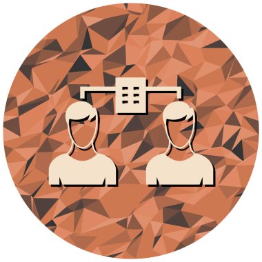 İş ve finans simgesinin vektör illüstrasyonu