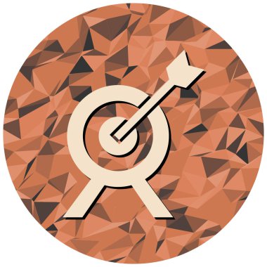 hedef simge vektör illüstrasyonu