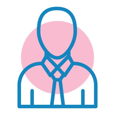 avatar. Web simgesi basit illüstrasyon