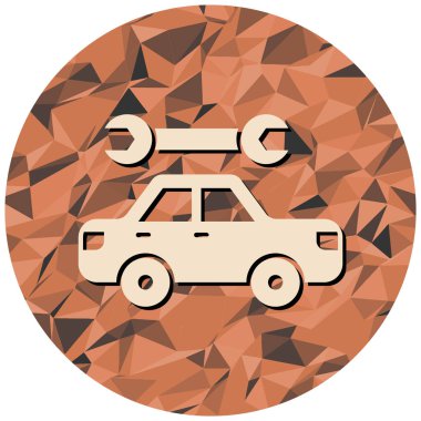 Bavul. Web simgesi basit illüstrasyon