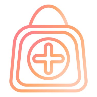 İlk Yardım Kiti modern simge vektör çizimi 