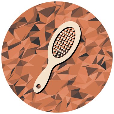 Bir tarağın vektör illüstrasyonu