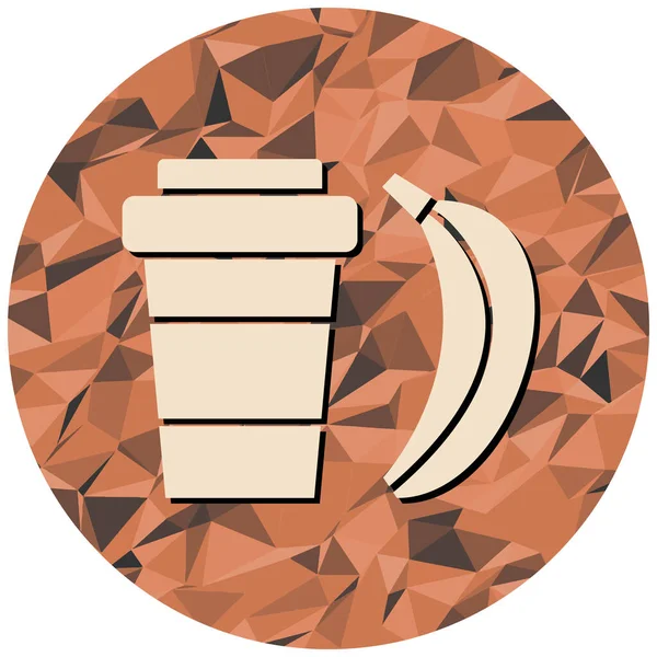 Coffee Cup Icon Isometric Hot Drink Vector Icons Web Design — Stock Vector