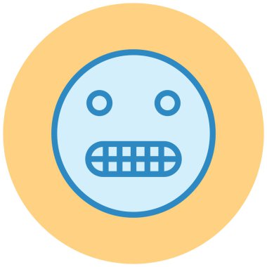 üzgün yüz ifadesi vektör simgesi