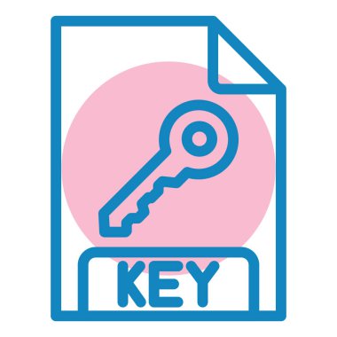 dosya biçimi simgesi, vektör illüstrasyonu