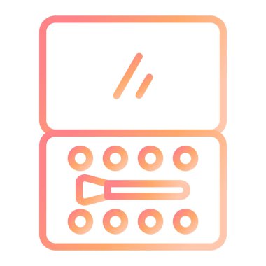 Göz Gölgesi modern simge vektör çizimi 