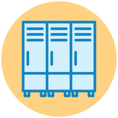 Mobilya. Web simgesi basit illüstrasyon