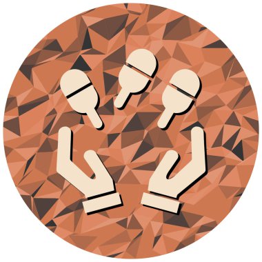 Basit vektör illüstrasyonu, web simgesi 