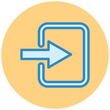 Ok. Web simgesi basit illüstrasyon