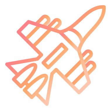 Jet modern simge vektör illüstrasyonu 