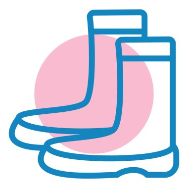 Çizme simgesinin vektör çizimi