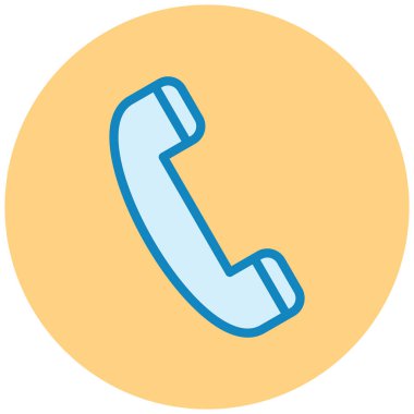 - Telefon. Web simgesi basit illüstrasyon