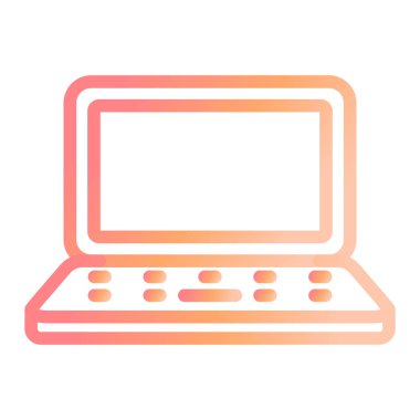 Bilgisayar. Web simgesi basit illüstrasyon 