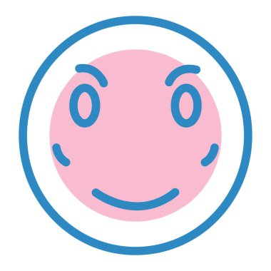 Yüz ifadesi vektör illüstrasyonu