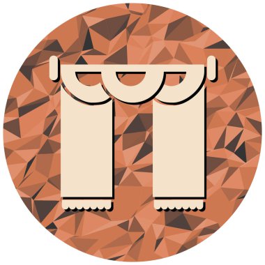 Alışveriş poşeti ikonu. Web için kıyafet vektör simgelerinin düz çizimi