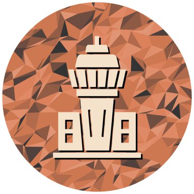 Modern yapı simgesinin vektör illüstrasyonu