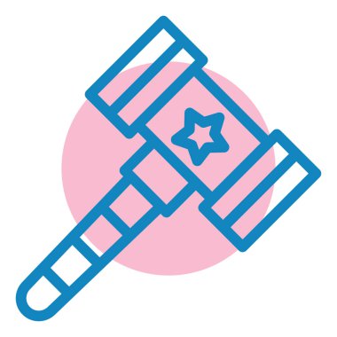 Parti. Web simgesi basit illüstrasyon