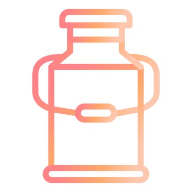 Süt kutusu modern ikon vektör illüstrasyonu 