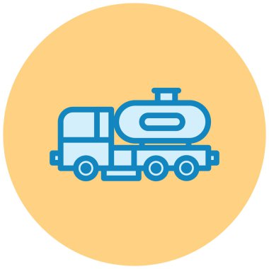 Kamyon. Web simgesi basit illüstrasyon