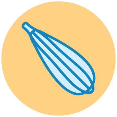 kabak simgesi, vektör illüstrasyonu basit tasarım