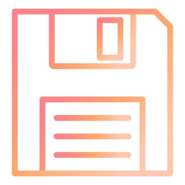 Modern simge vektör illüstrasyonunu kaydet 