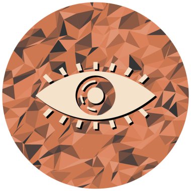 Göz simgesi. vektör illüstrasyonu