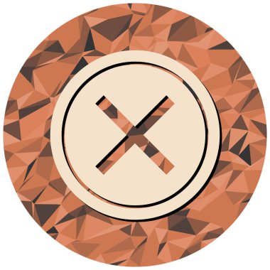 Bir tabak simgesinin vektör illüstrasyonu