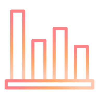 Bar çizelgesi. Web simgesi