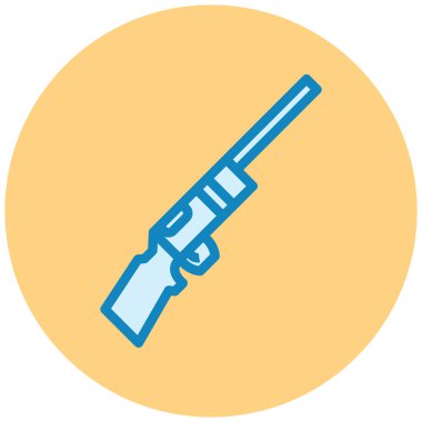 Silah simgesinin vektör illüstrasyonu