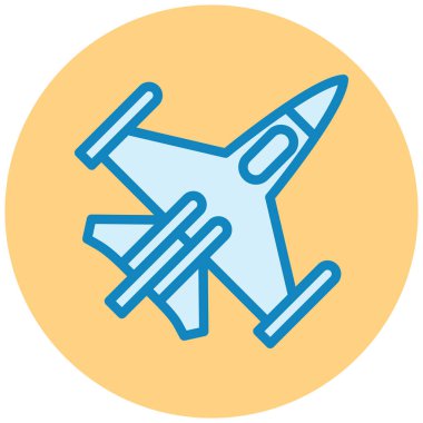 Uçak. Web simgesi basit illüstrasyon