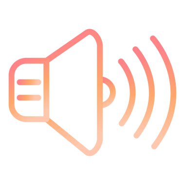 hoparlör vektör illüstrasyonu