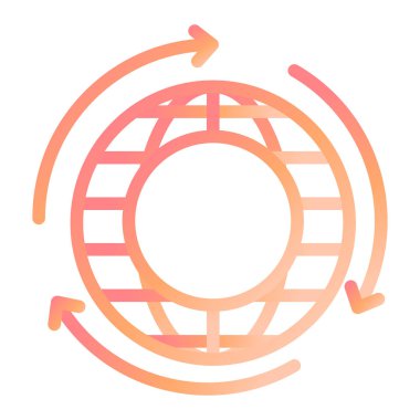 Para transferi. Web simgesi basit illüstrasyon