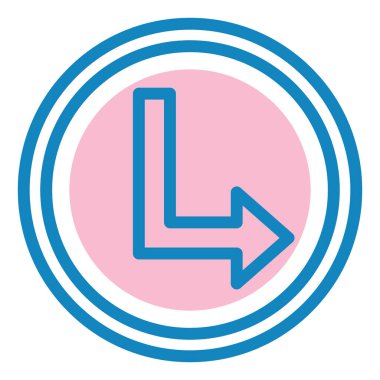 ok simgesi vektör illüstrasyonu